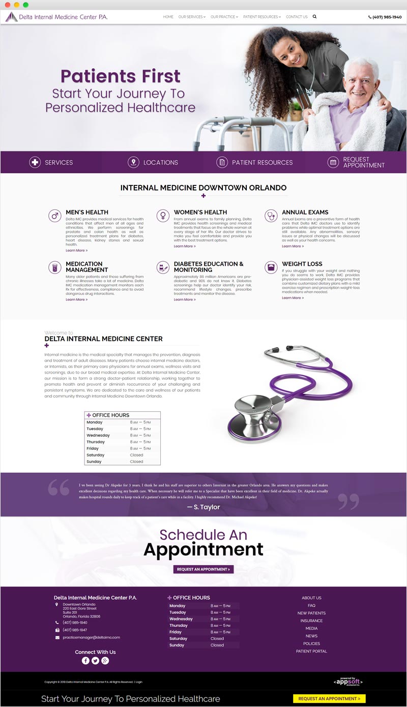 Delta IMC Web Page